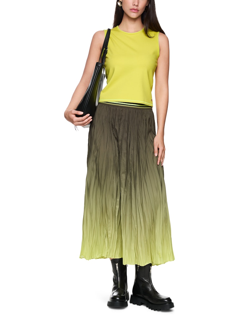 Feinstrick-Top in limoncello Knitted in Germany