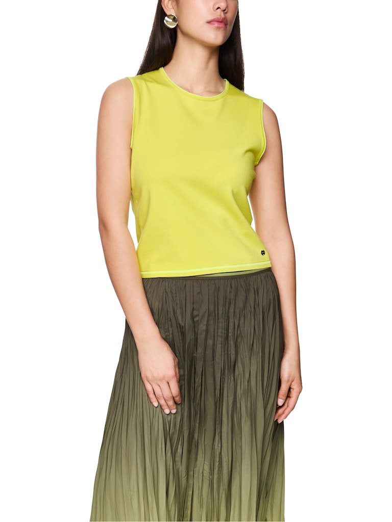 Feinstrick-Top in limoncello Knitted in Germany