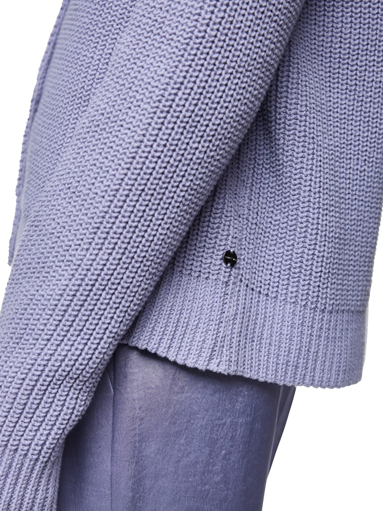 Grobstrick-Cardigan in bluish violet