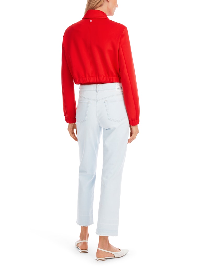 Kurze Scuba Jacke in flame red