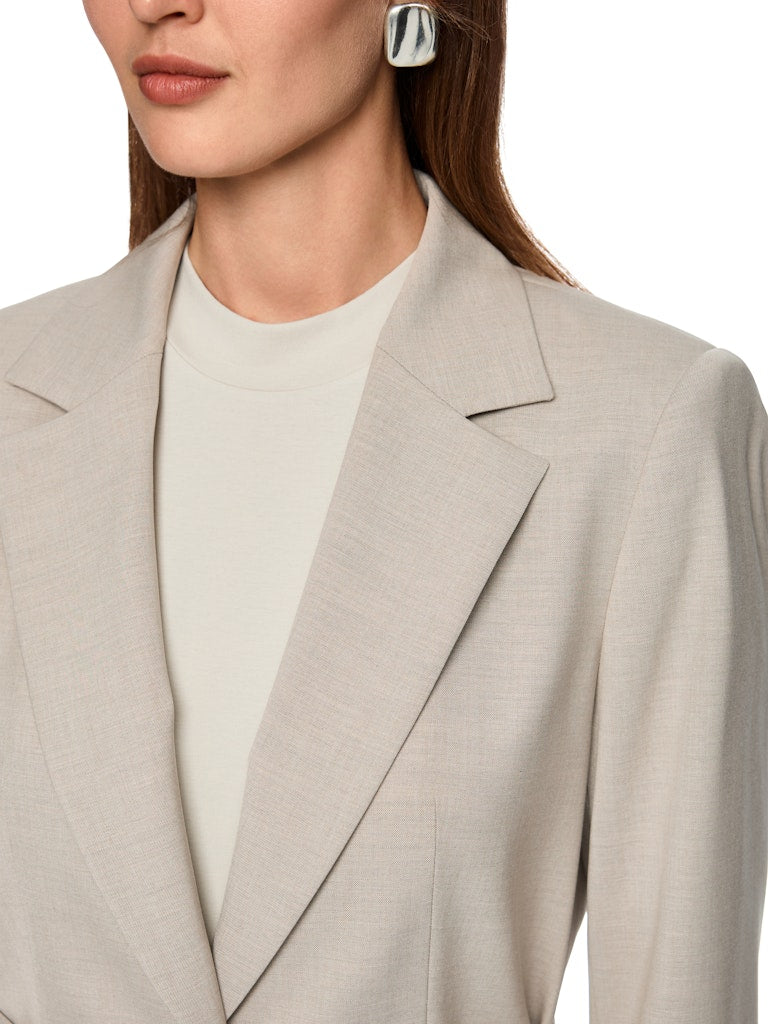 Blazer mit Bindegürtel in smoke