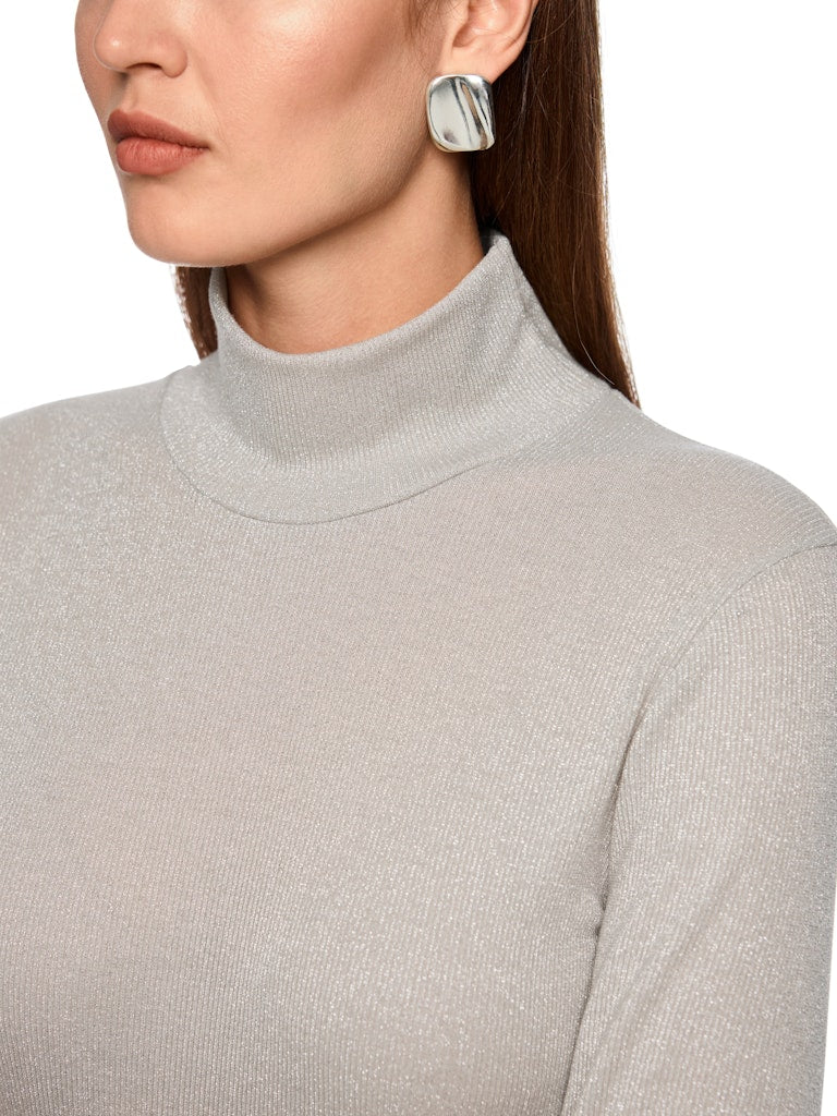Longsleeve Shirt mit Schimmer in smoke