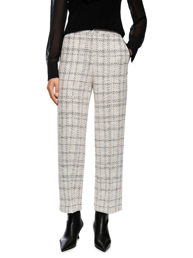 Weite Hose mit feinem Muster in smoke Modell WUKARI