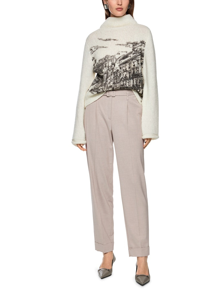 Feminine Anzug Hose in smoke Modell FAQUS