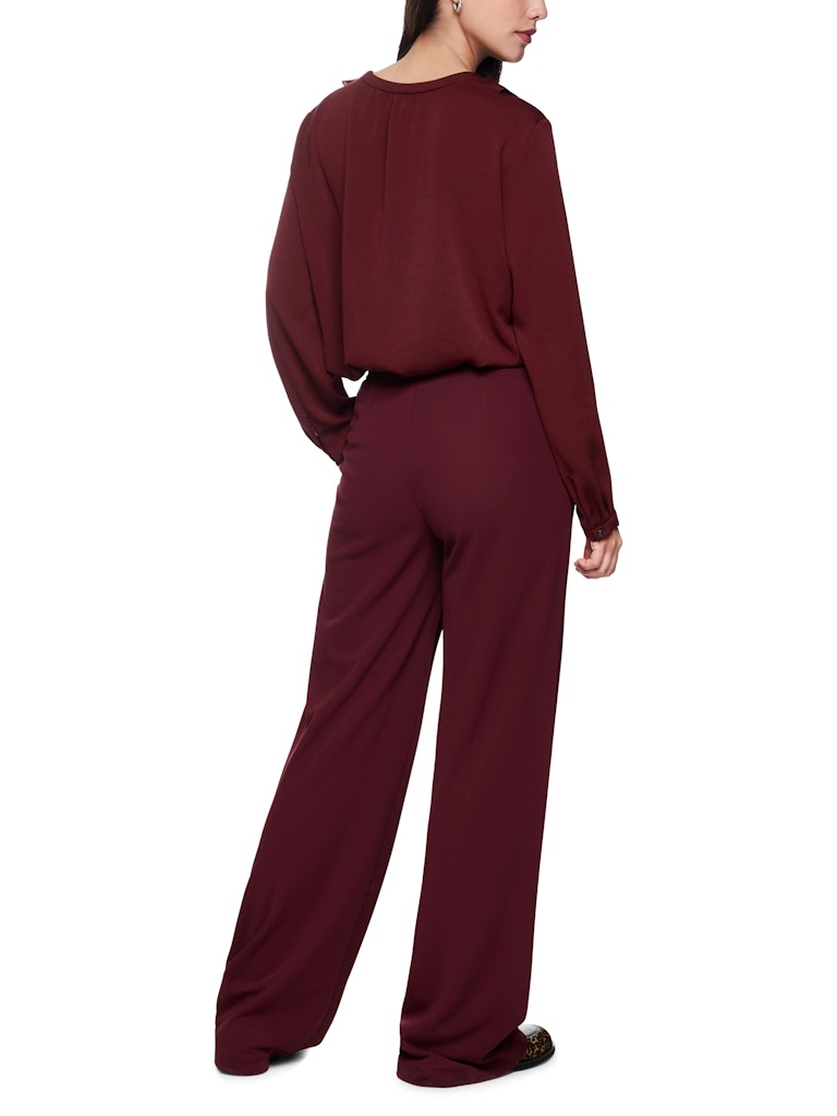 Rüschenbluse in bright maroon