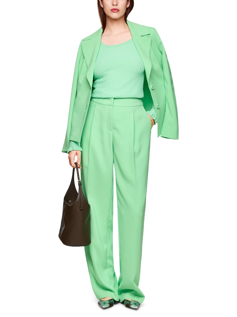 High-Waist Hose in bright apple green Modell WASCO