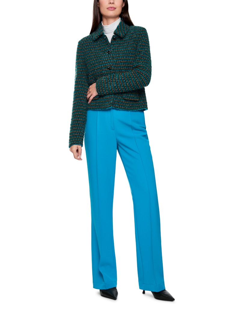 Strickblazer in dark green - Knitted in Germany