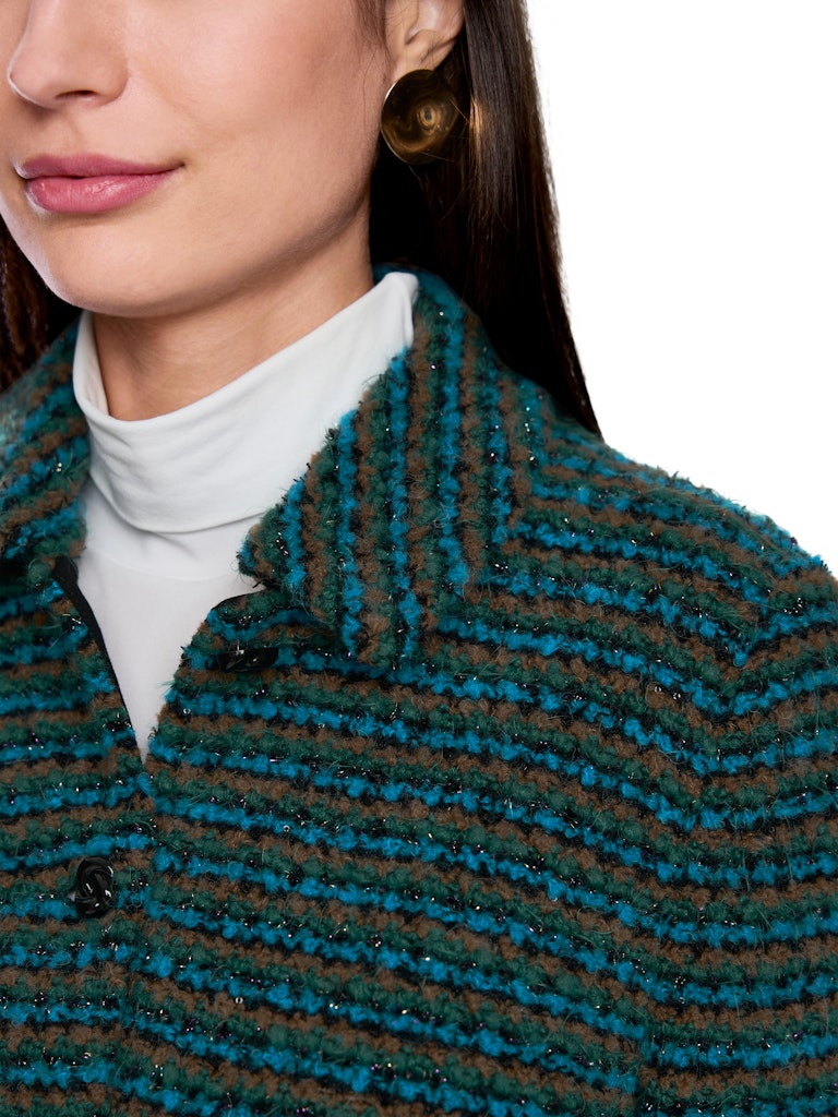 Strickblazer in dark green - Knitted in Germany