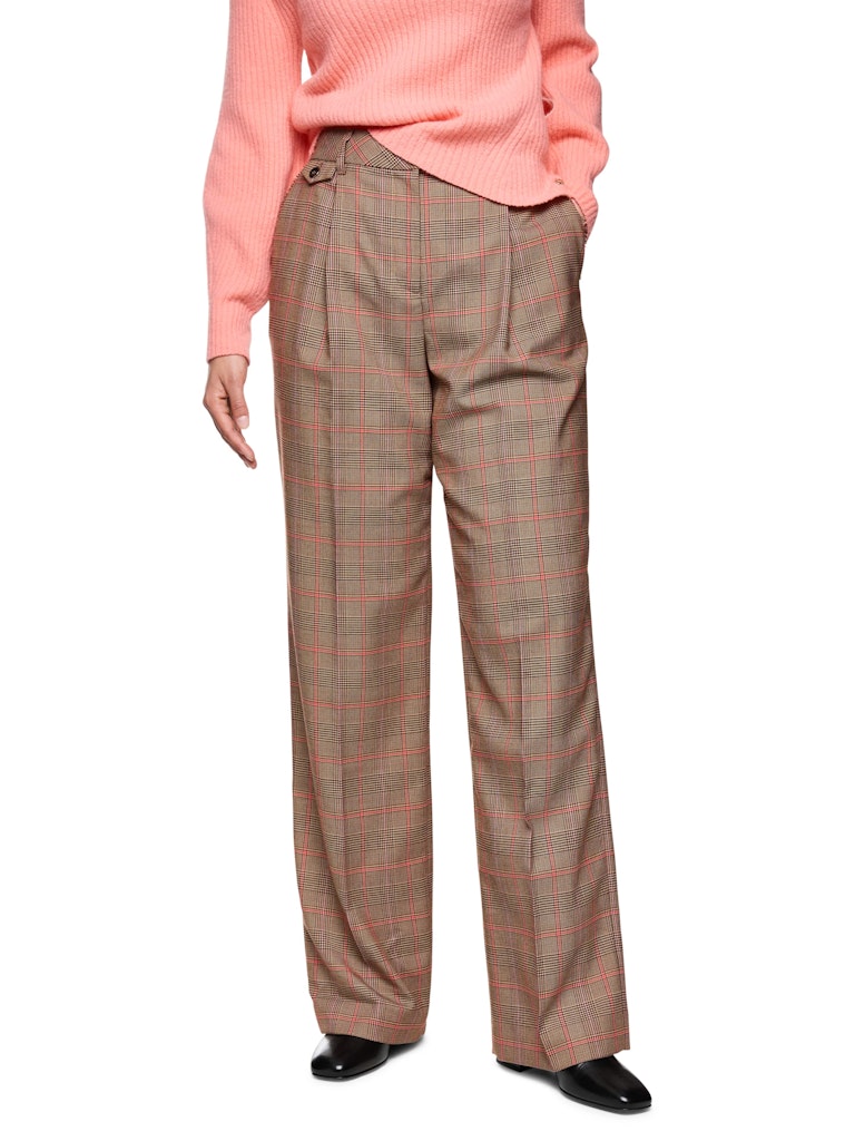 Karomuster Hose in camel Model WASCO