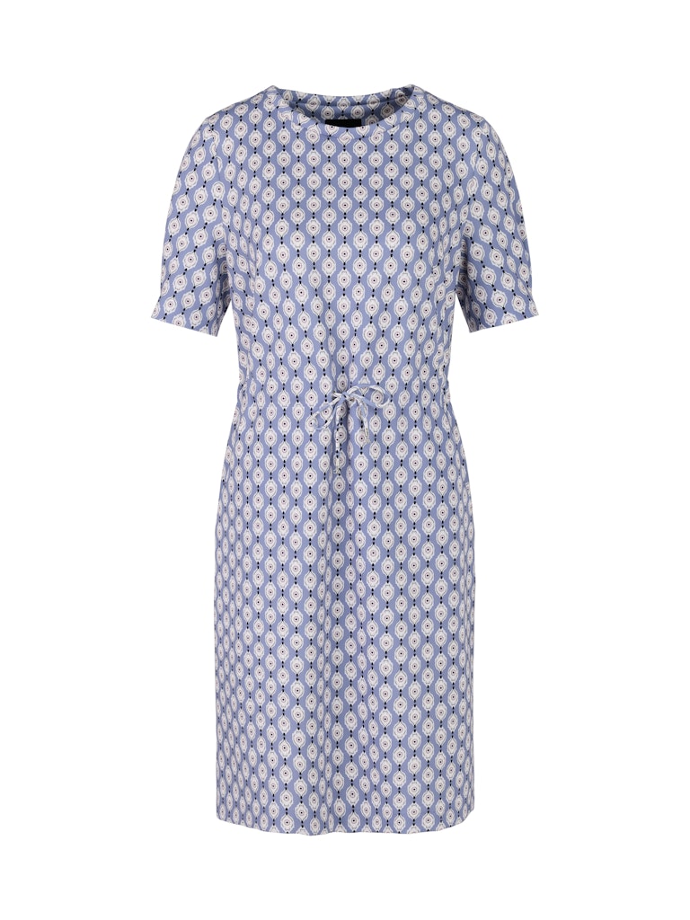 Scuba Kleid im Ornament-Print in bluish violet