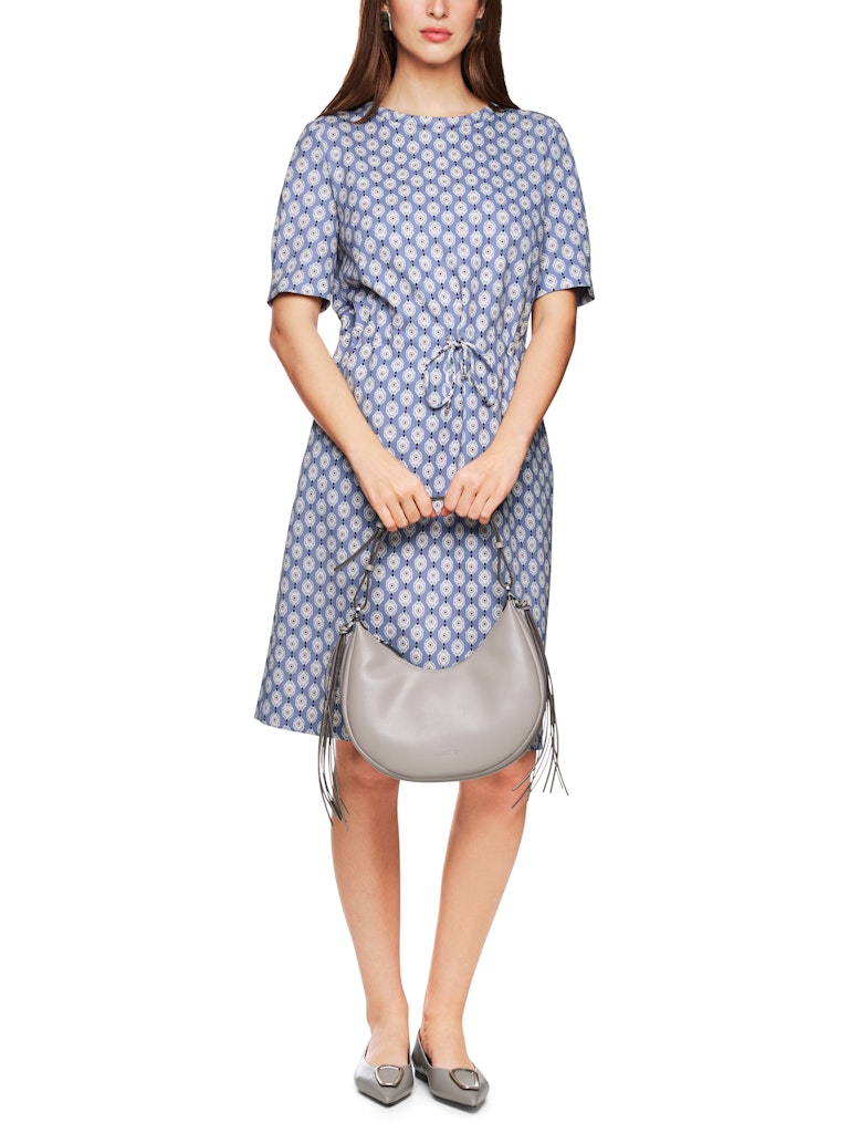 Scuba Kleid im Ornament-Print in bluish violet