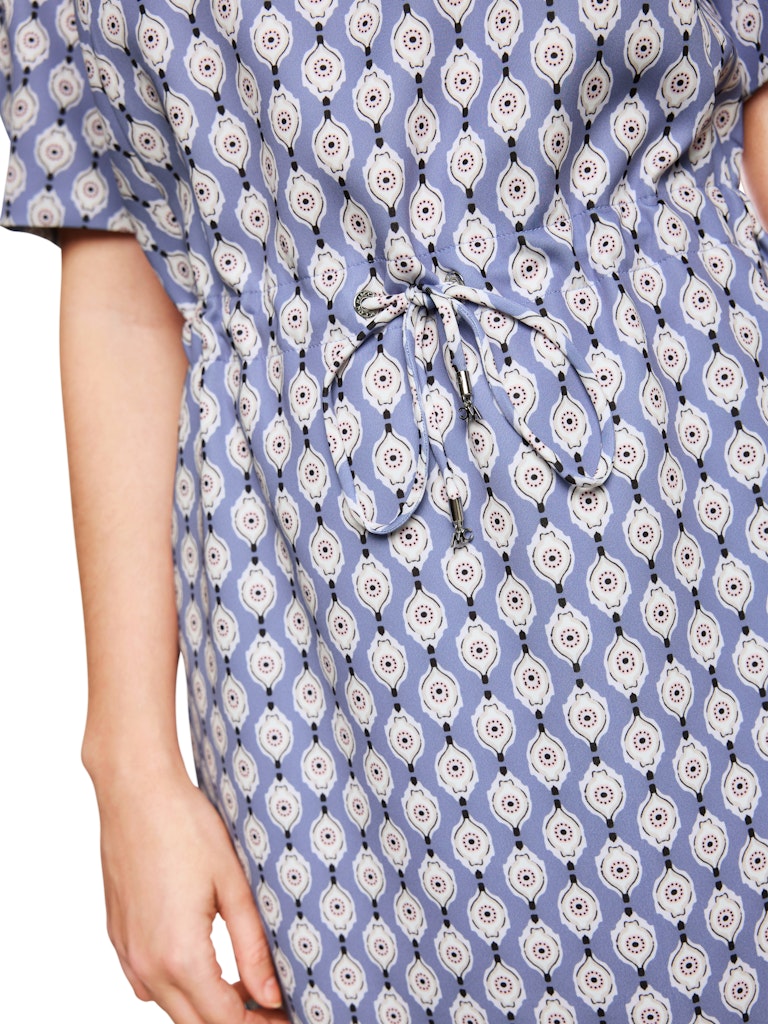 Scuba Kleid im Ornament-Print in bluish violet