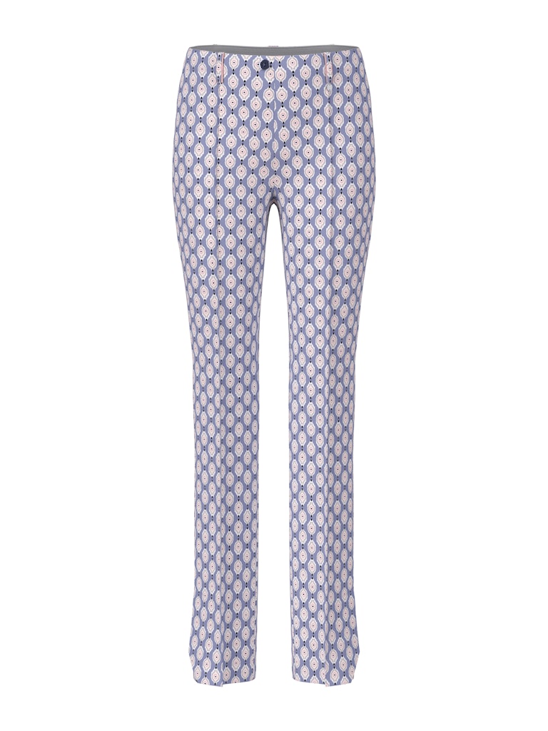 Scuba Hose im Ornament-Print in bluish violet Modell FATSA