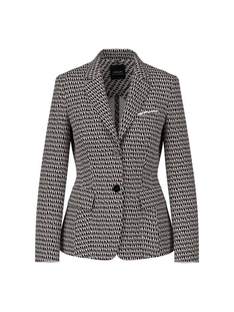 Scuba Blazer im Sprinkles-Print in soft charcoal