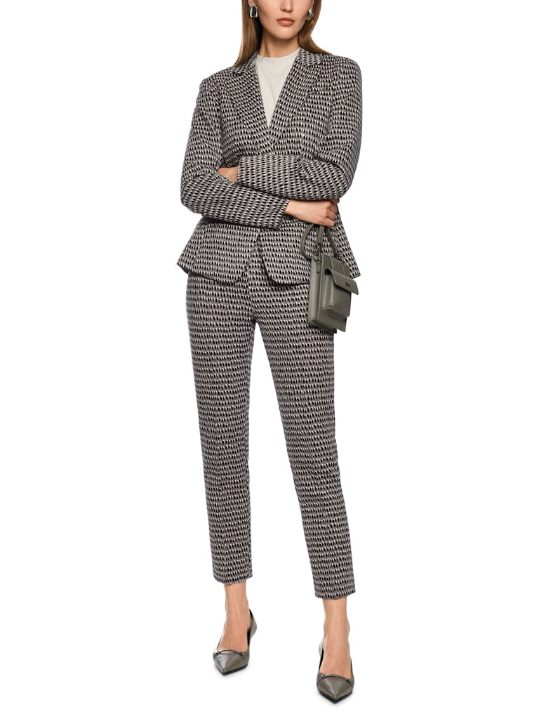 Scuba Blazer im Sprinkles-Print in soft charcoal