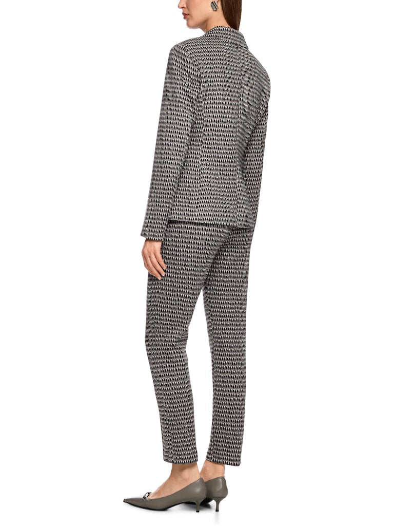 Scuba Blazer im Sprinkles-Print in soft charcoal
