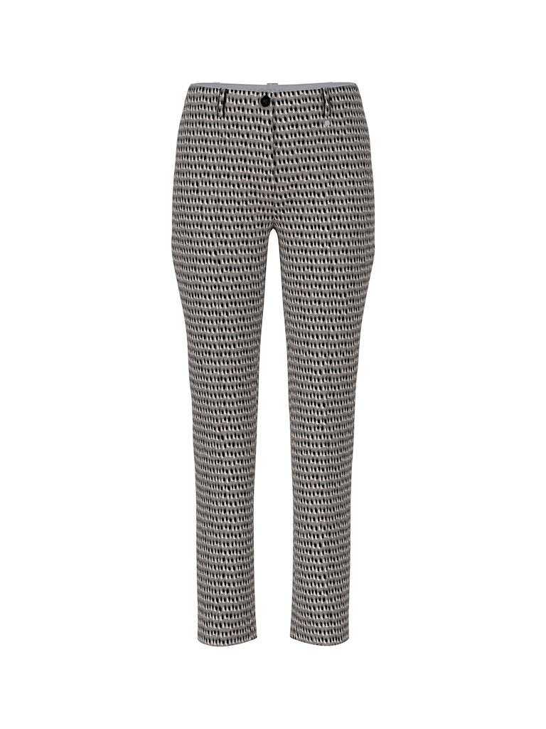 Scuba Hose im Sprinkles-Print in soft charcoal Modell SYDNEY