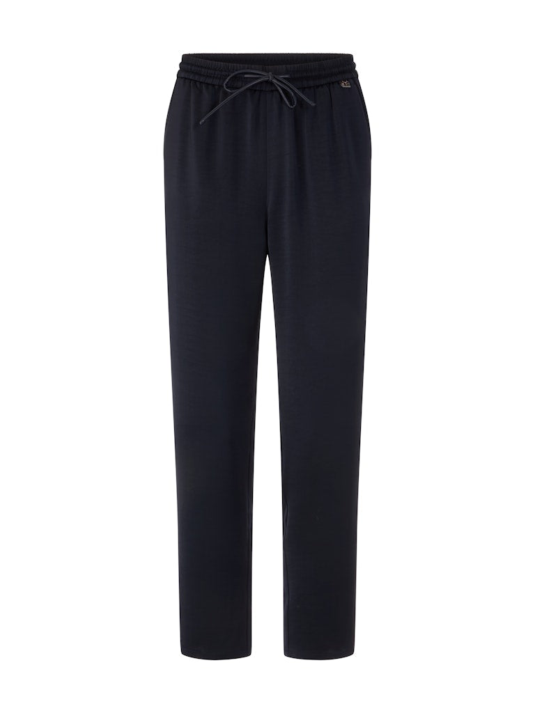 Hose in Satin-Optik in navy Modell RHODOS