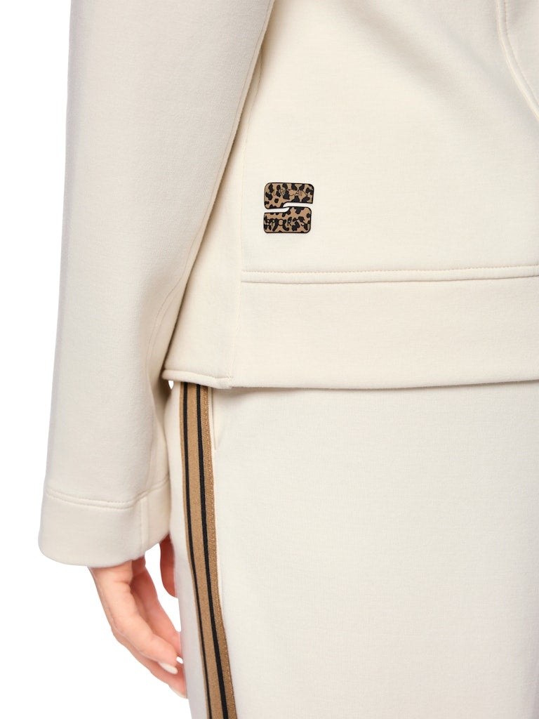 Blazer in bright ecru mit Leo-Kragen