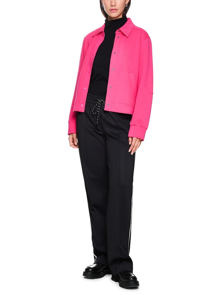 Jersey Jacke in dragon fruit
