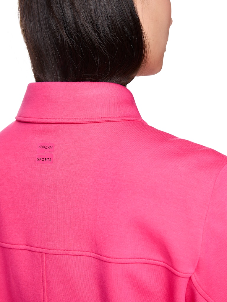 Jersey Jacke in dragon fruit