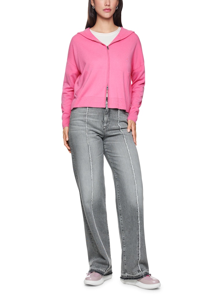 Strick-Cardigan in pink "Rethink Together"