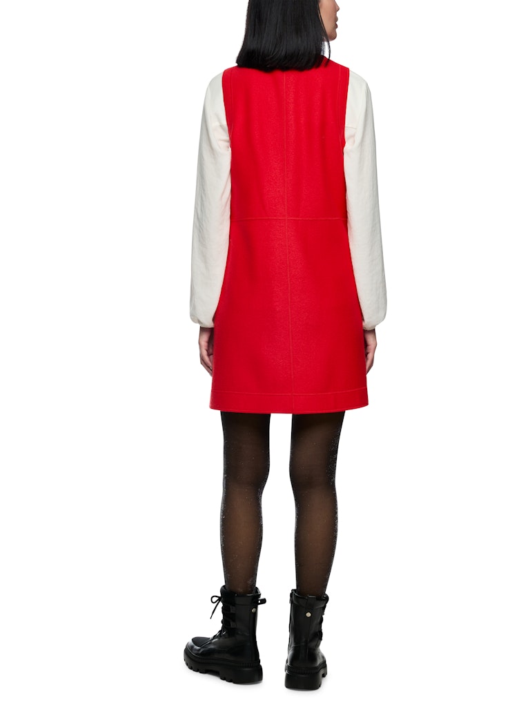 Walk Kleid in cranberry "Knitted in Germany”
