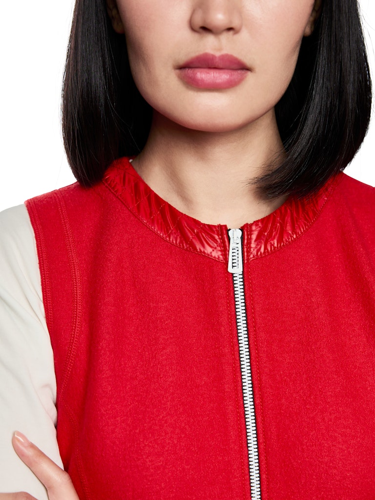 Walk Kleid in cranberry "Knitted in Germany”