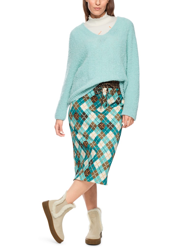 Softer Pullover in türkis - Knitted in Germany