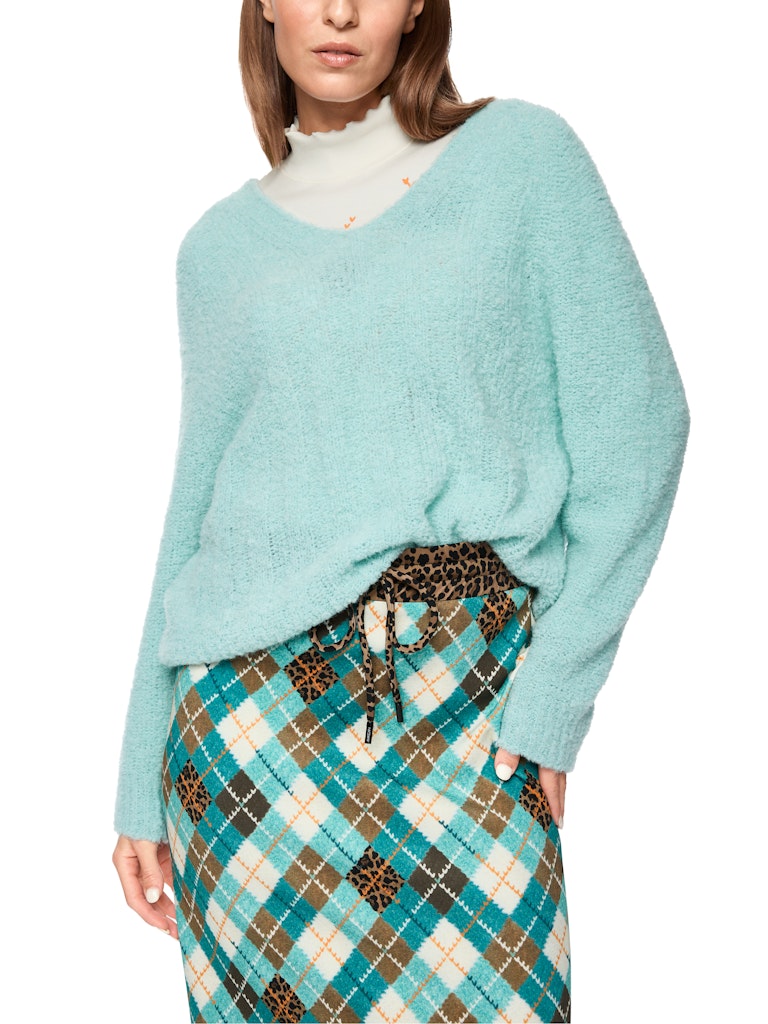 Softer Pullover in türkis - Knitted in Germany