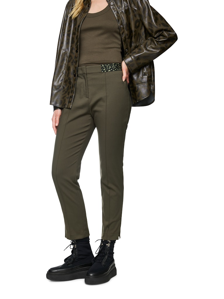 Schmale Hose in olive Modell SYDNEY