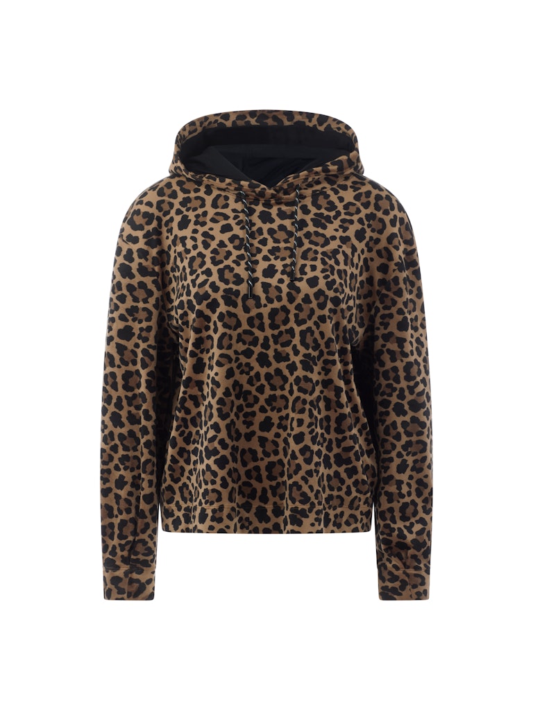 Leo-Kapuzenpullover aus Nickistoff