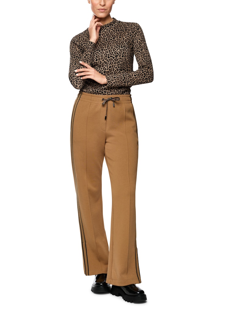 Langarm Shirt im Leo-Print