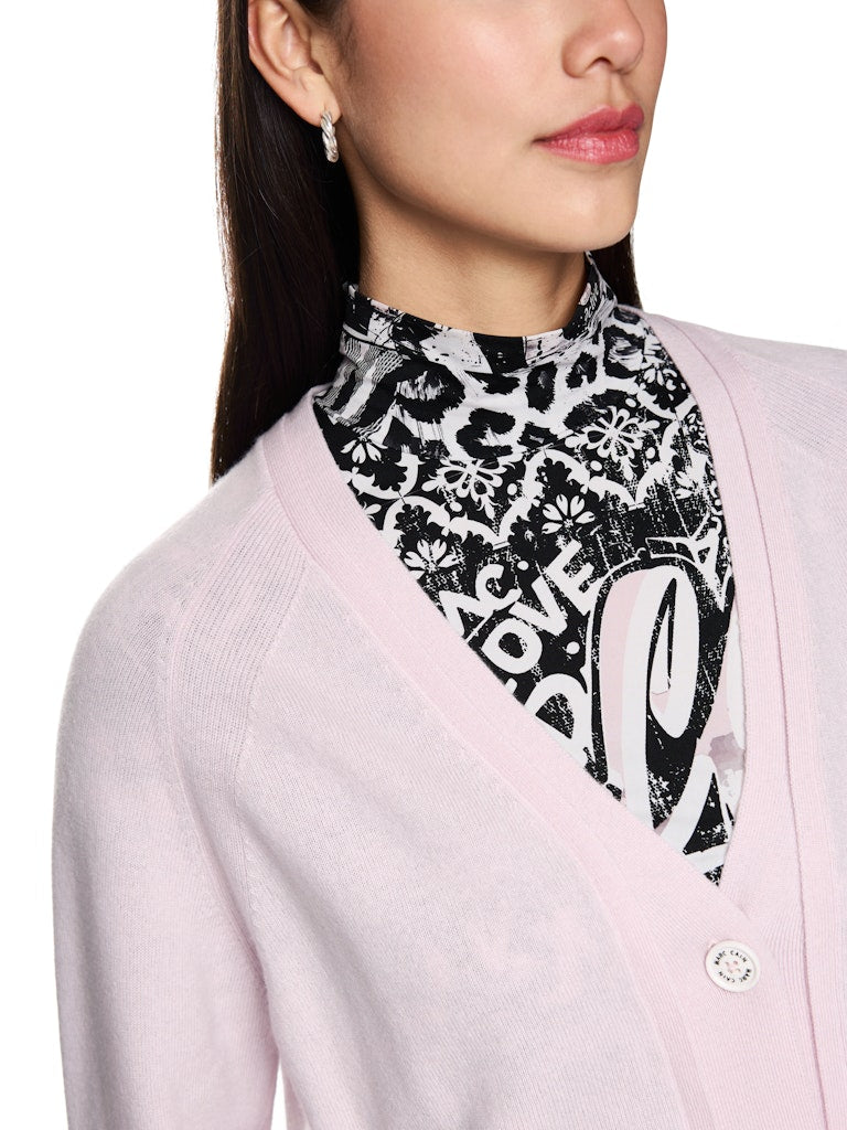 Strickjacke in soft lilac "Rethink Together"
