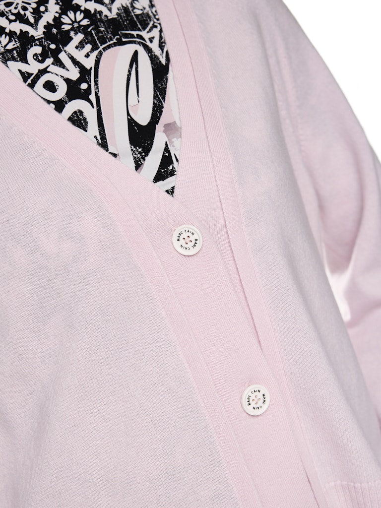Strickjacke in soft lilac "Rethink Together"