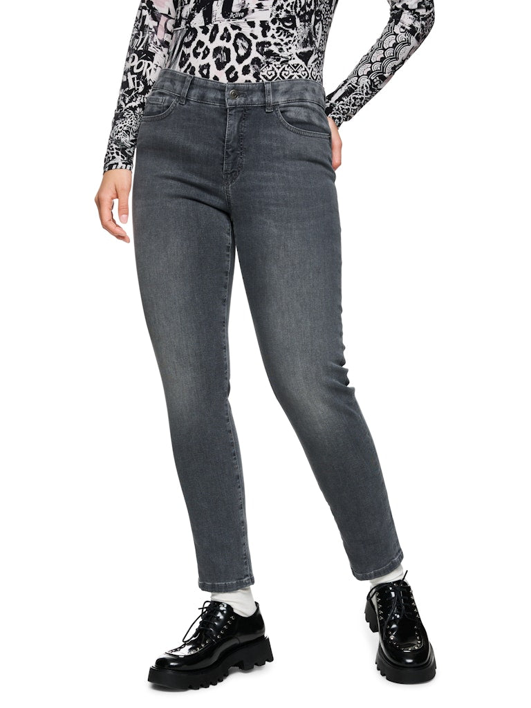 Schmale Jeans in graphit Modell SILEA