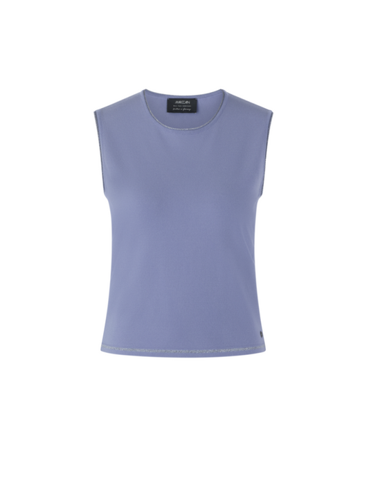 Feinstrick-Top in bluish violet Knitted in Germany