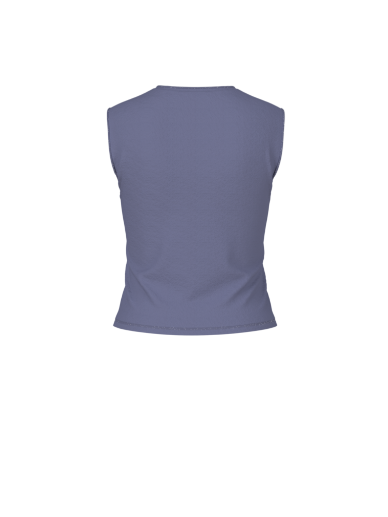 Feinstrick-Top in bluish violet Knitted in Germany