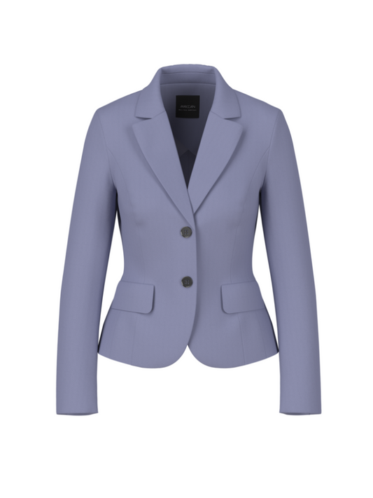 Taillierter Basic Blazer in bluish violet