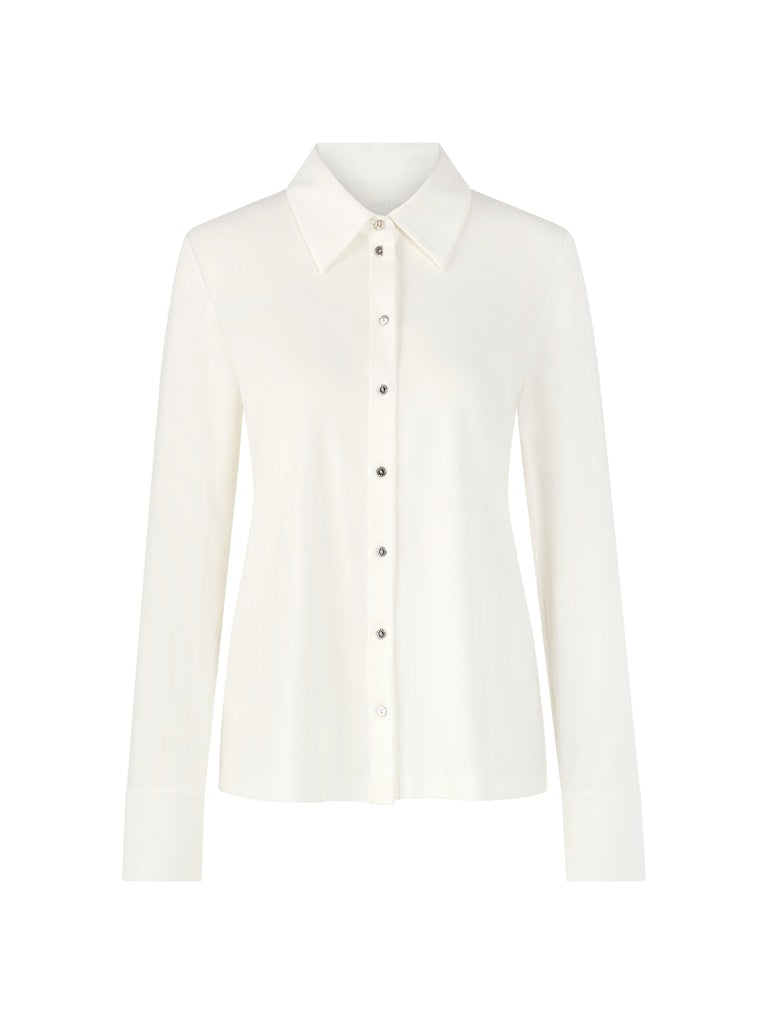 Shirt im Hemdblusen-Look in creme