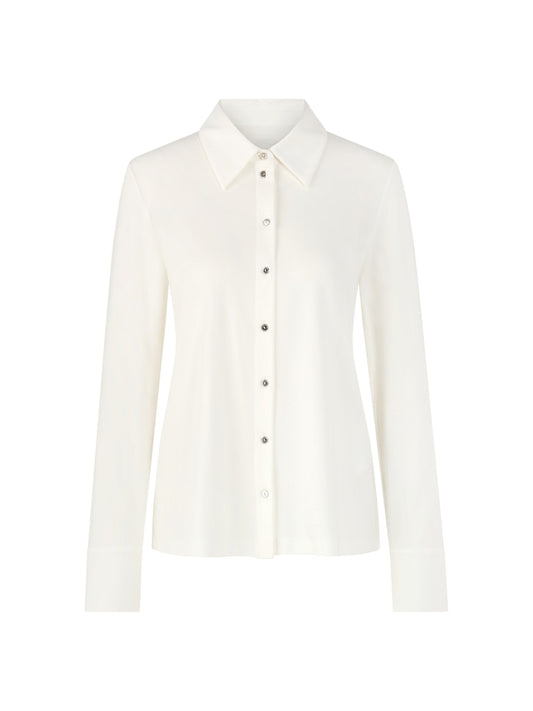 Shirt im Hemdblusen-Look in creme