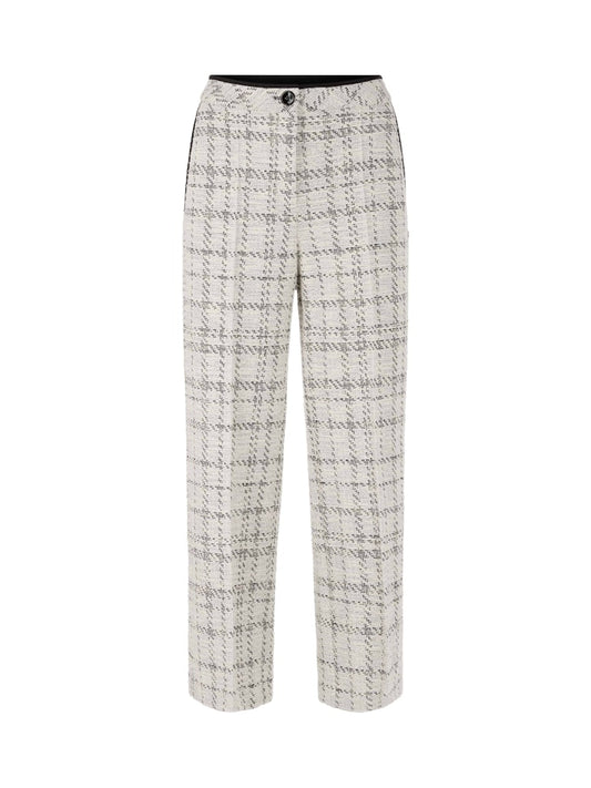 Weite Hose mit feinem Muster in smoke Modell WUKARI