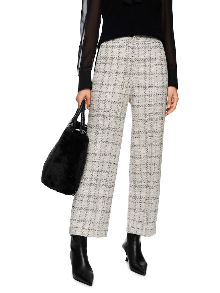 Weite Hose mit feinem Muster in smoke Modell WUKARI