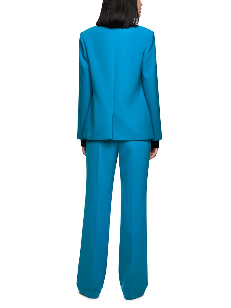 Doppelreihiger Blazer in bright sea