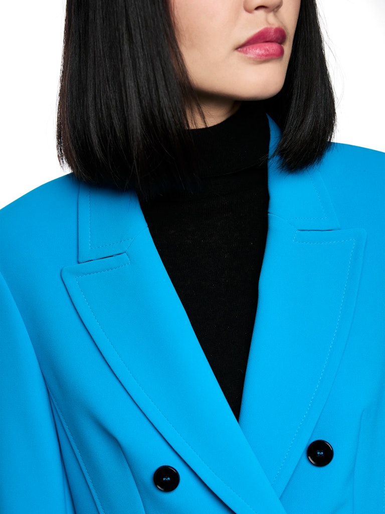 Doppelreihiger Blazer in bright sea