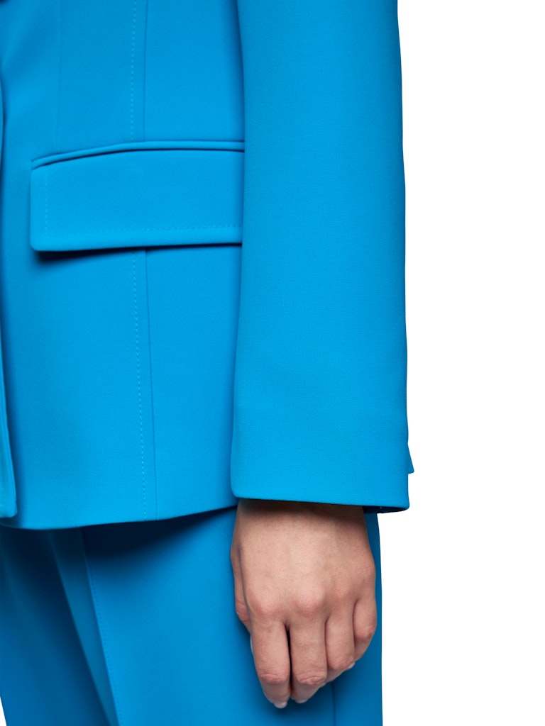 Doppelreihiger Blazer in bright sea