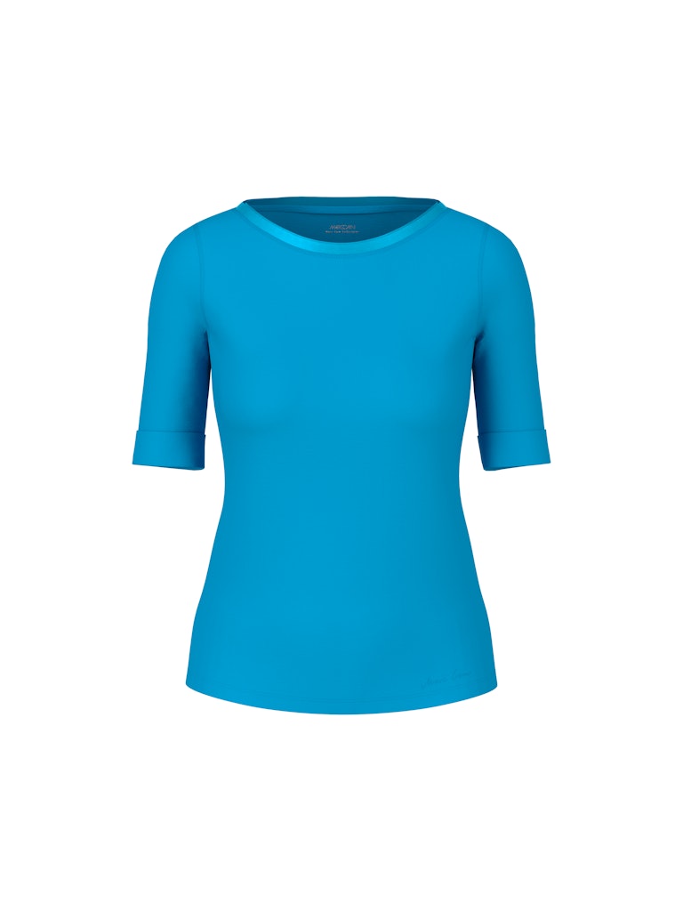 Basic Shirt mit ¾ Arm in bright sea