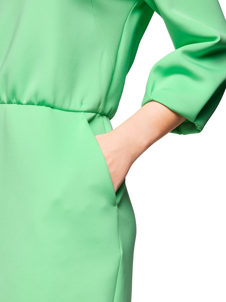 Scuba-Kleid in bright apple green