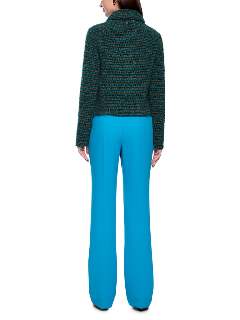 Strickblazer in dark green - Knitted in Germany