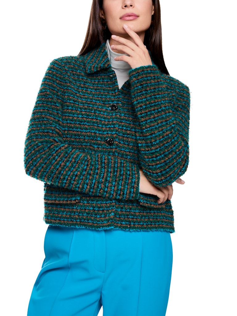 Strickblazer in dark green - Knitted in Germany